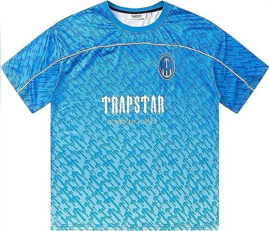 Trapstar Football Jersey Blue
